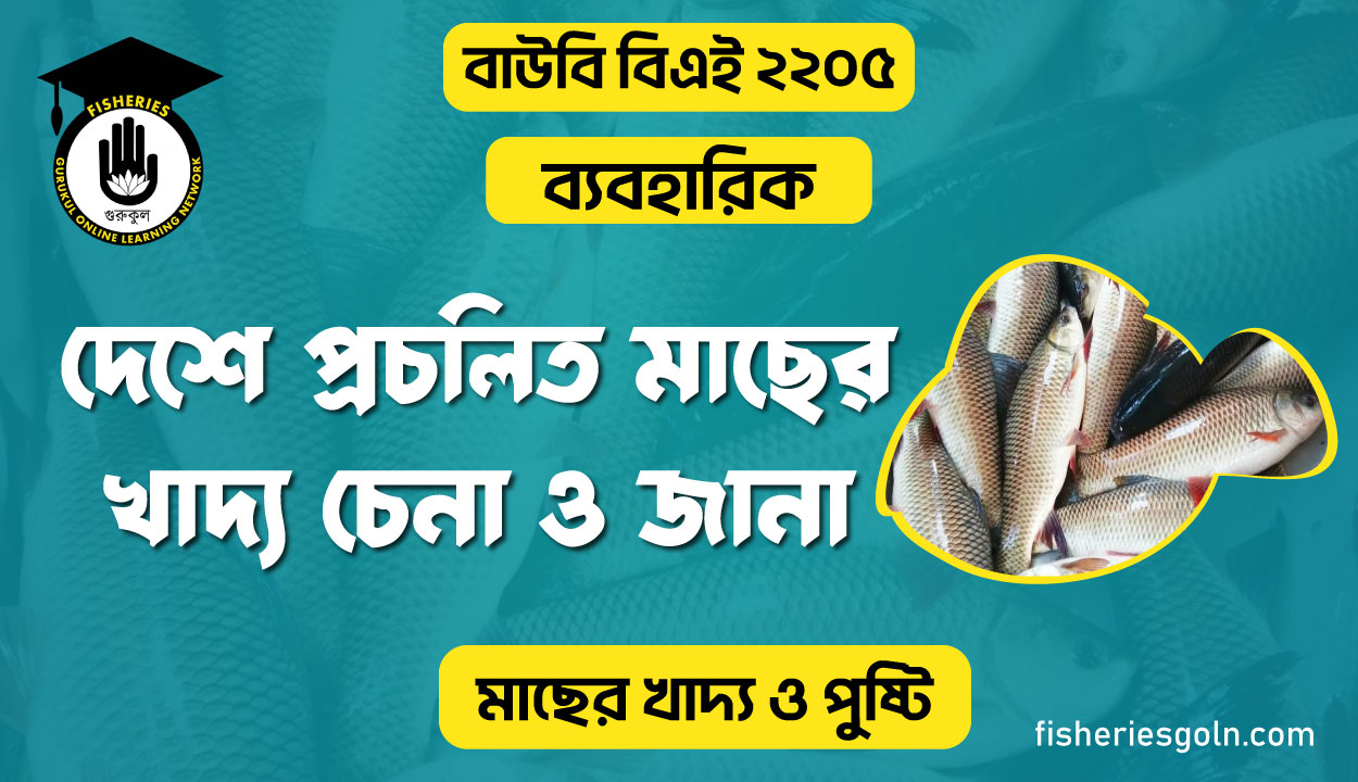 দেশে প্রচলিত মাছের খাদ্য চেনা ও জানা